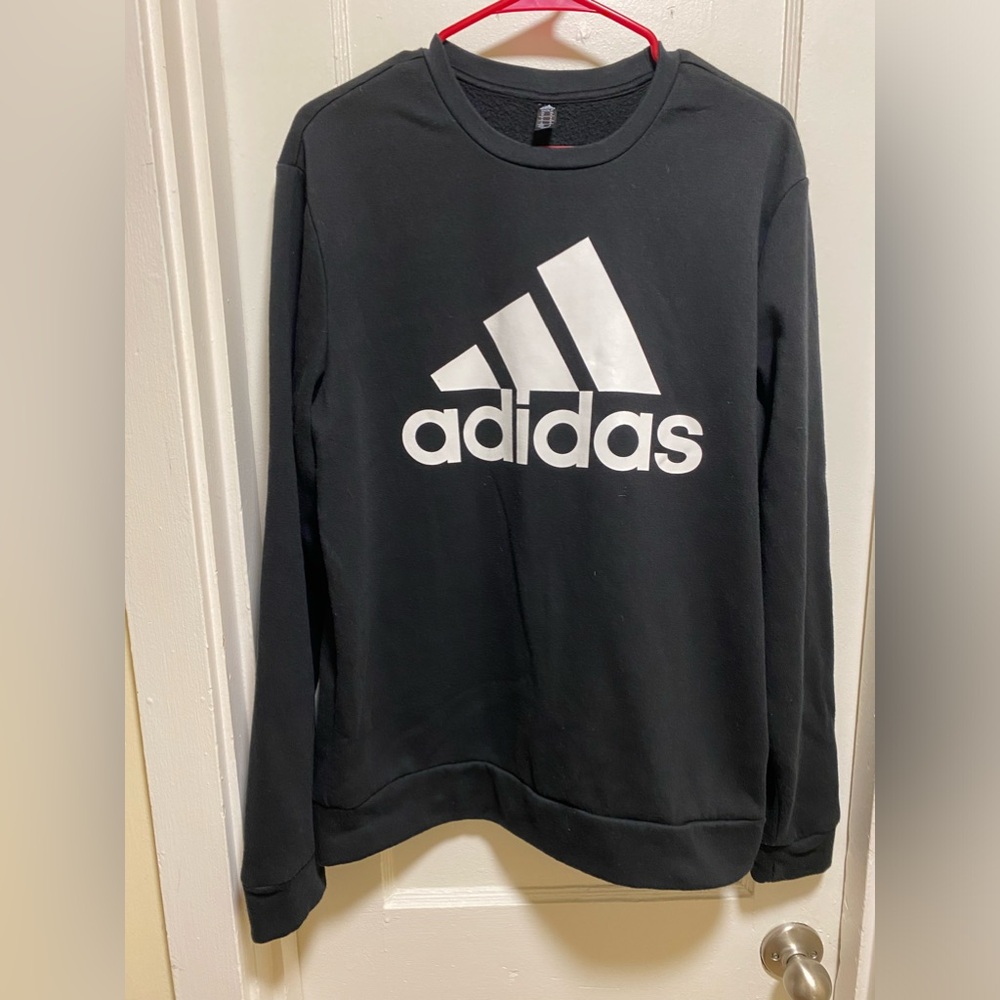 Adidas’s crewneck unisex sweatshirt - black - Size M
